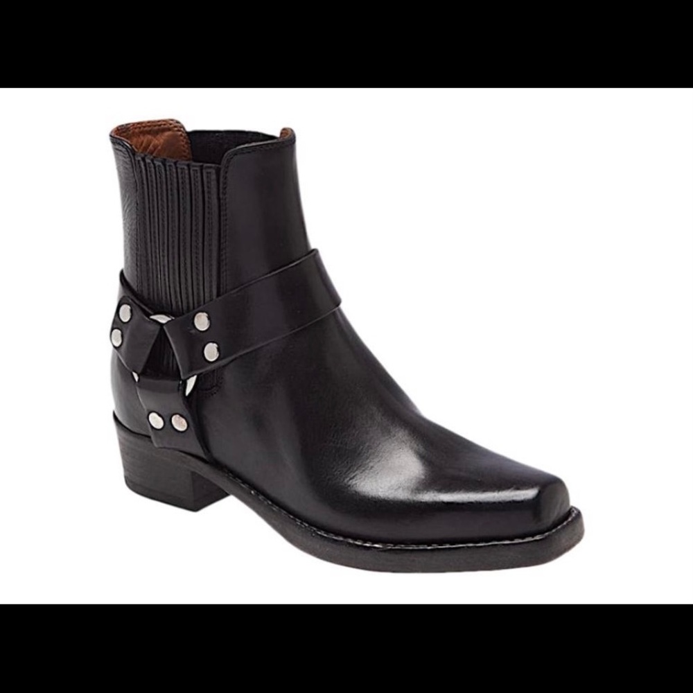 RE/DONE Short Cavalry Boots - Black, 38